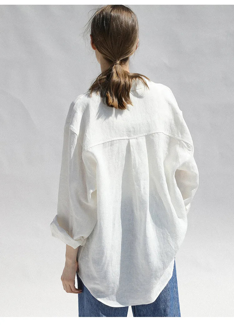 Duttini | Oversized Linen Blouse