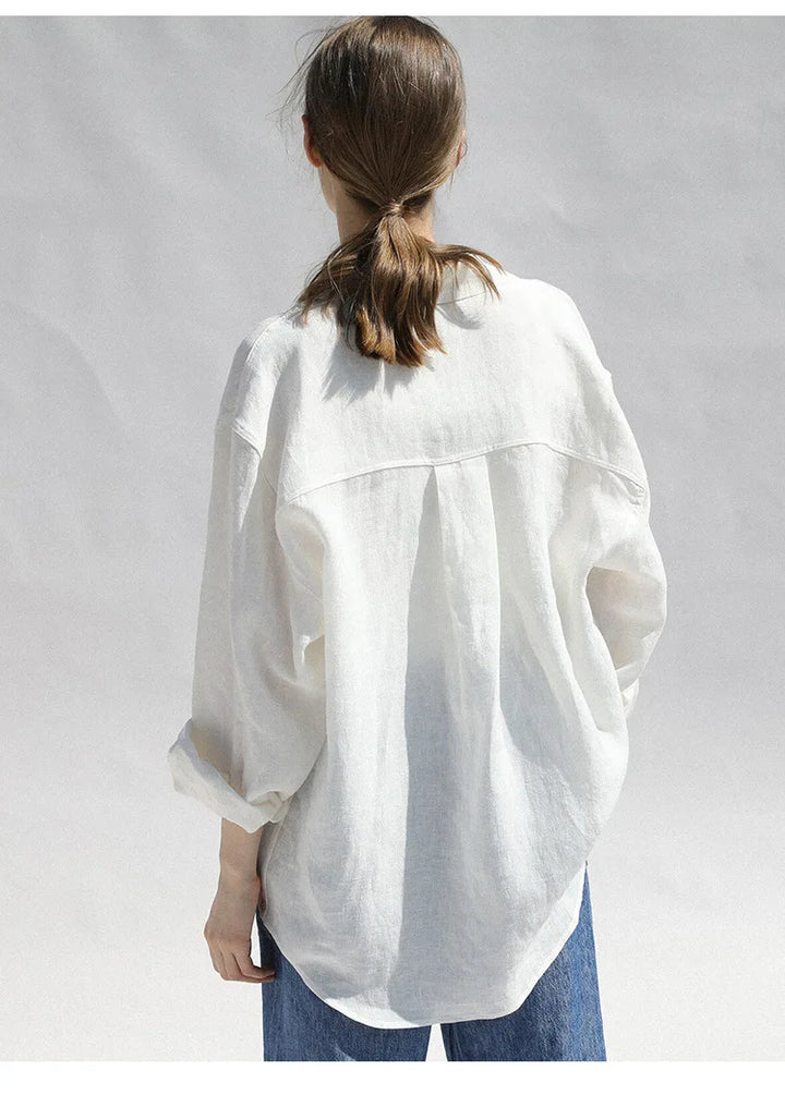 Duttini | Oversized Linen Blouse