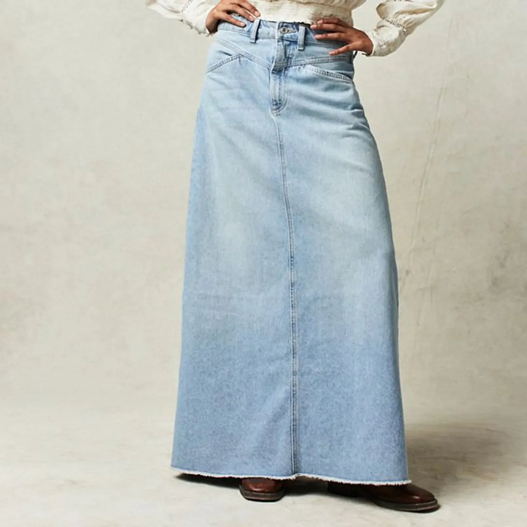Duttini | Vintage Denim Skirt for Women
