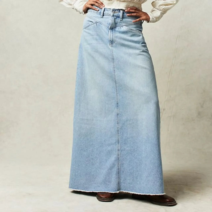 Duttini | Vintage Denim Skirt for Women