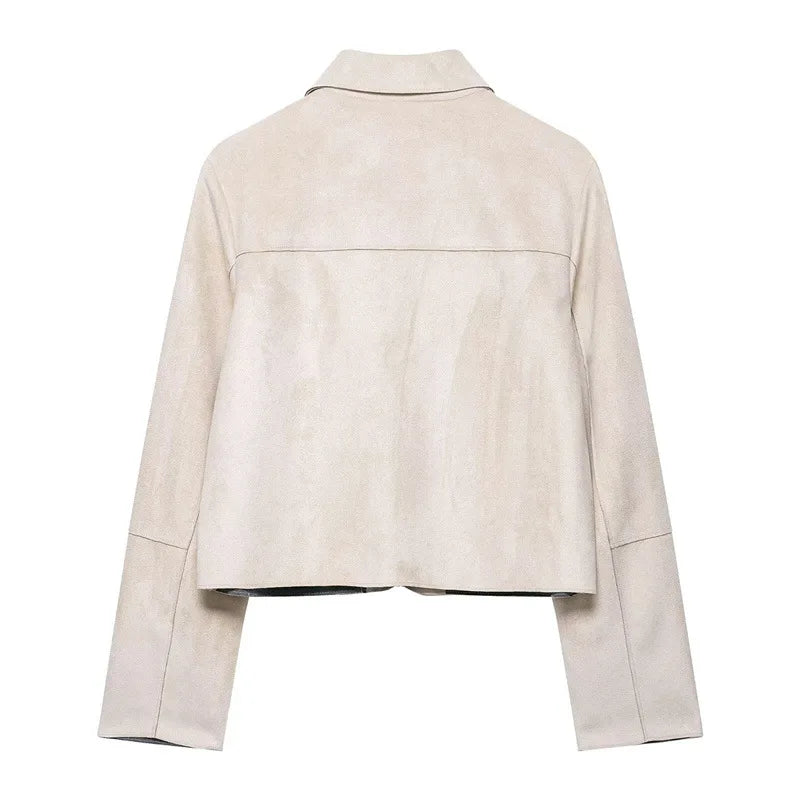 Duttini | Suede Cropped Jacket