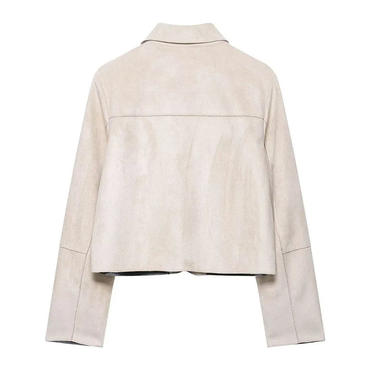 Duttini | Suede Cropped Jacket