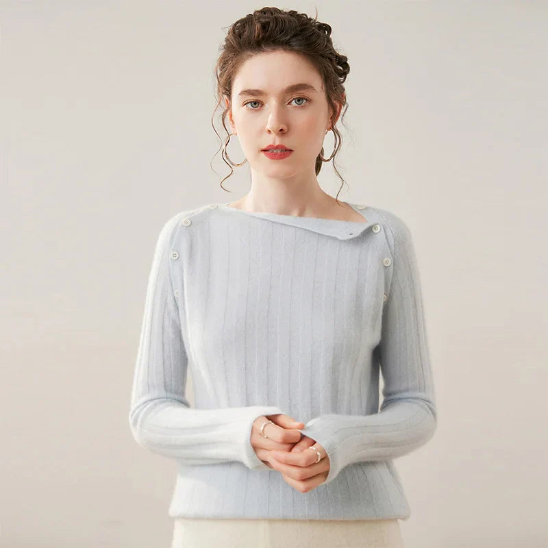 Duttini | Buttoned Cashmere Sweater