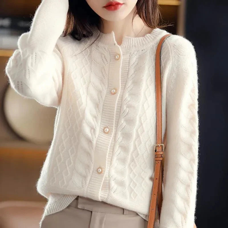 Duttini | Pearl Button Cardigan