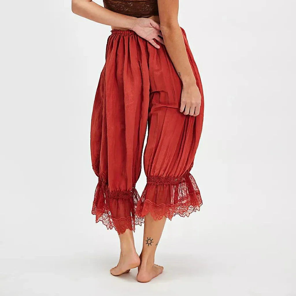Duttini | Lace Lantern Pants