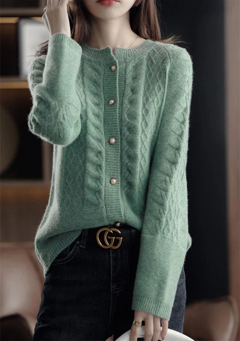 Duttini | Pearl Button Cardigan