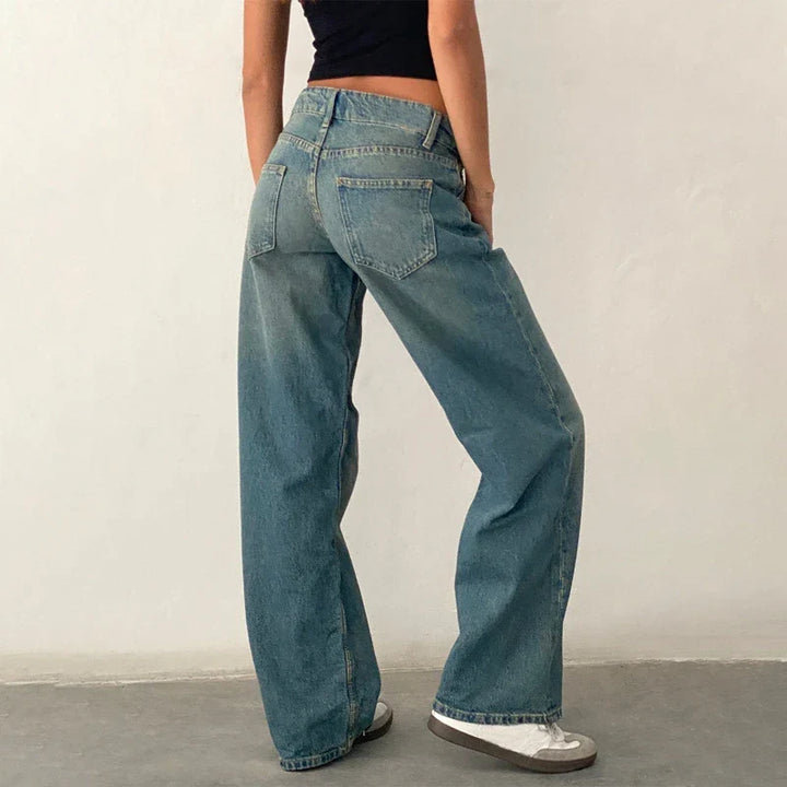 Duttini | Low-Waist Denim Pants