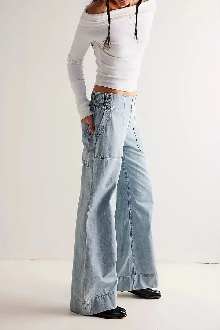 Duttini | Wide-Leg Denim Jeans