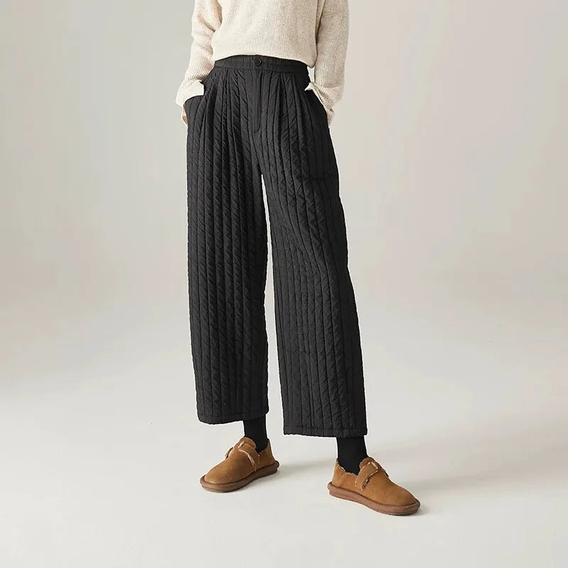 Duttini | Cotton Wide-Leg Pants