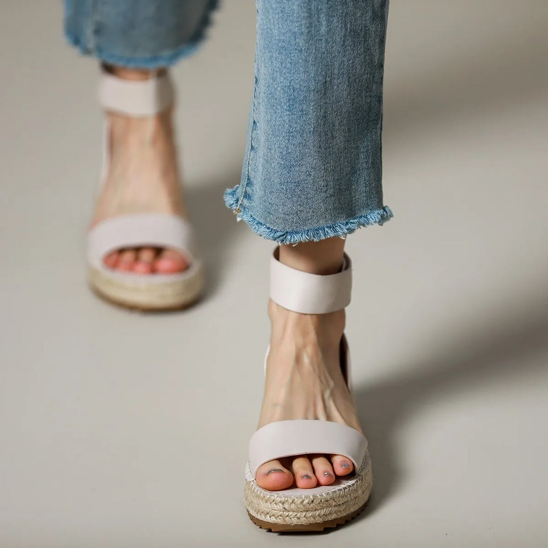 Duttini | Women's Leather Strap Sandals