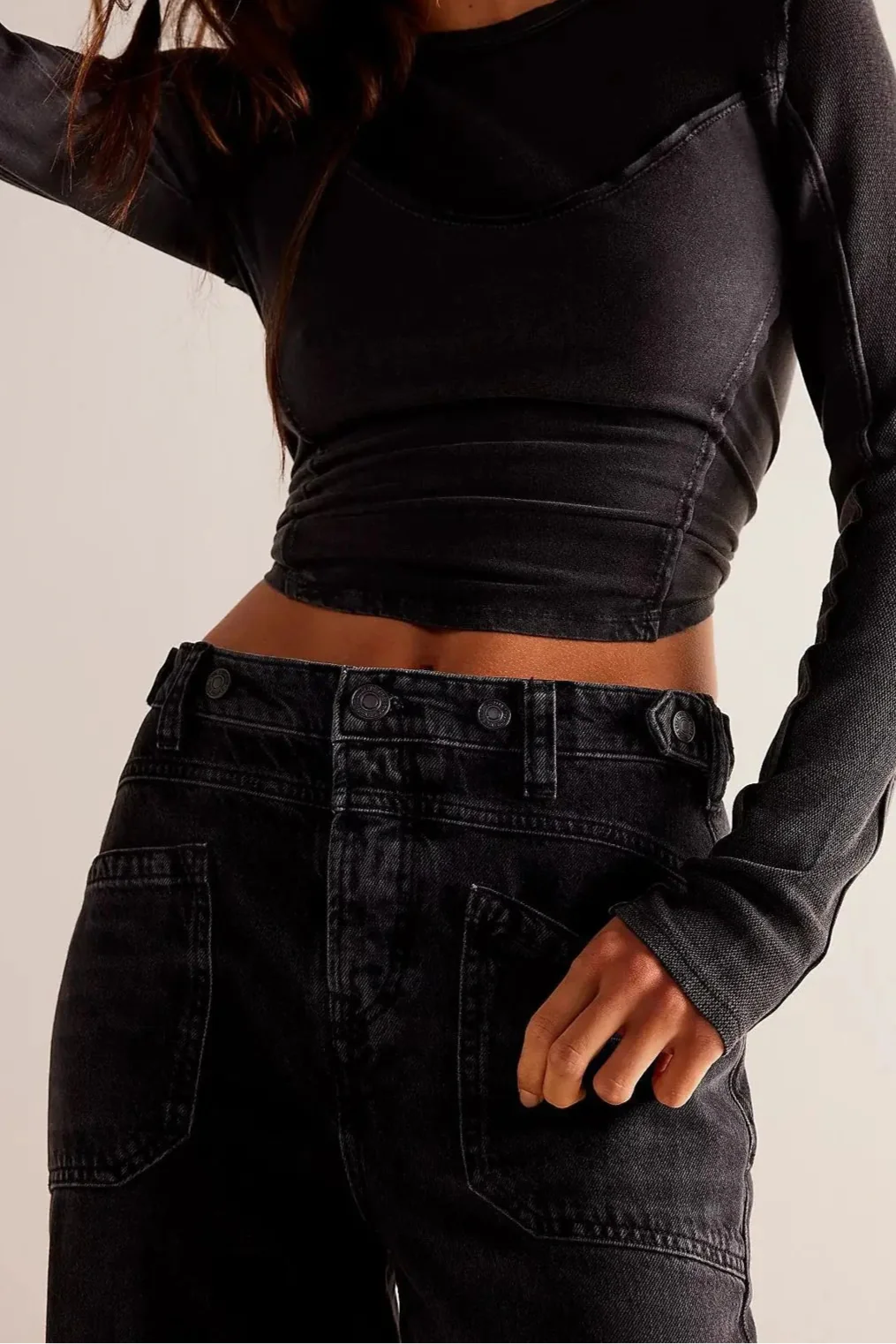 Duttini | High-Waist Wide-Leg Denim
