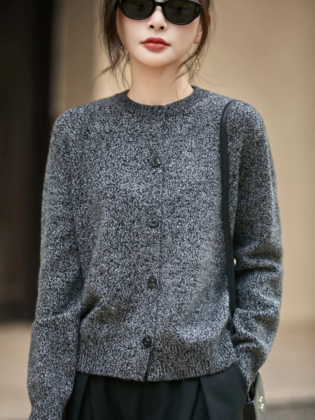 Duttini | Chunky-Knit Alpaca-Blend Cardigan