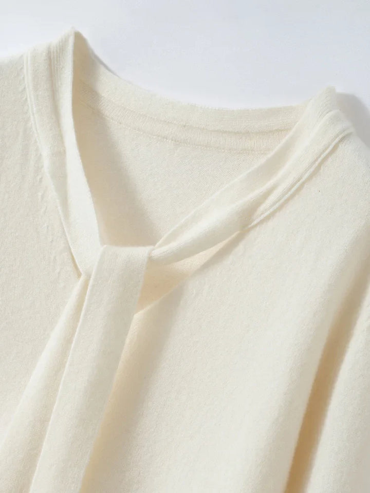 Duttini | Cashmere Pullover with Scarf Collar