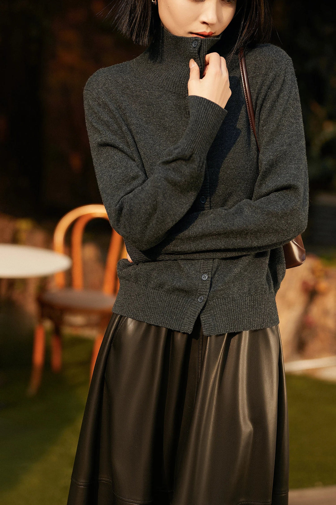 Duttini | Cashmere Button Sweater