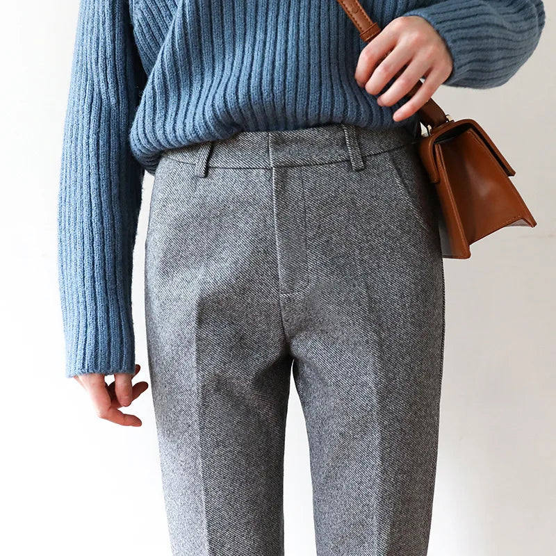 Duttini | Classic Wool Trousers for Women
