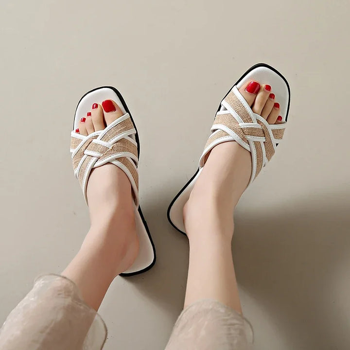 Duttini | Woven Flat Slides