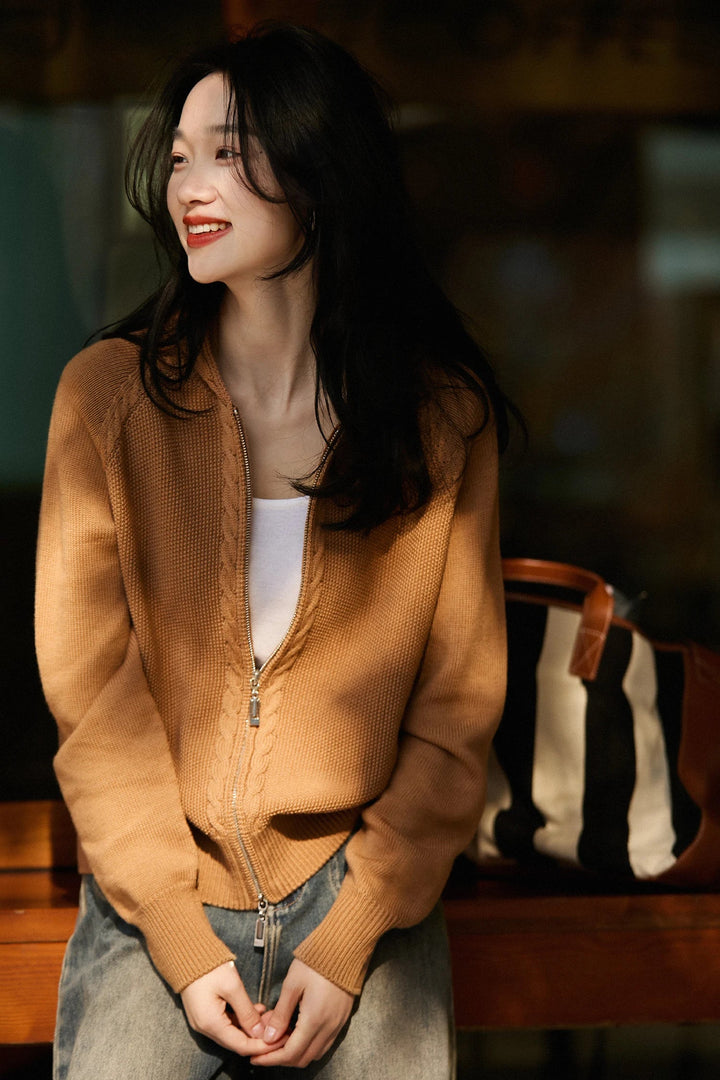 Duttini | Cashmere Hooded Cardigan