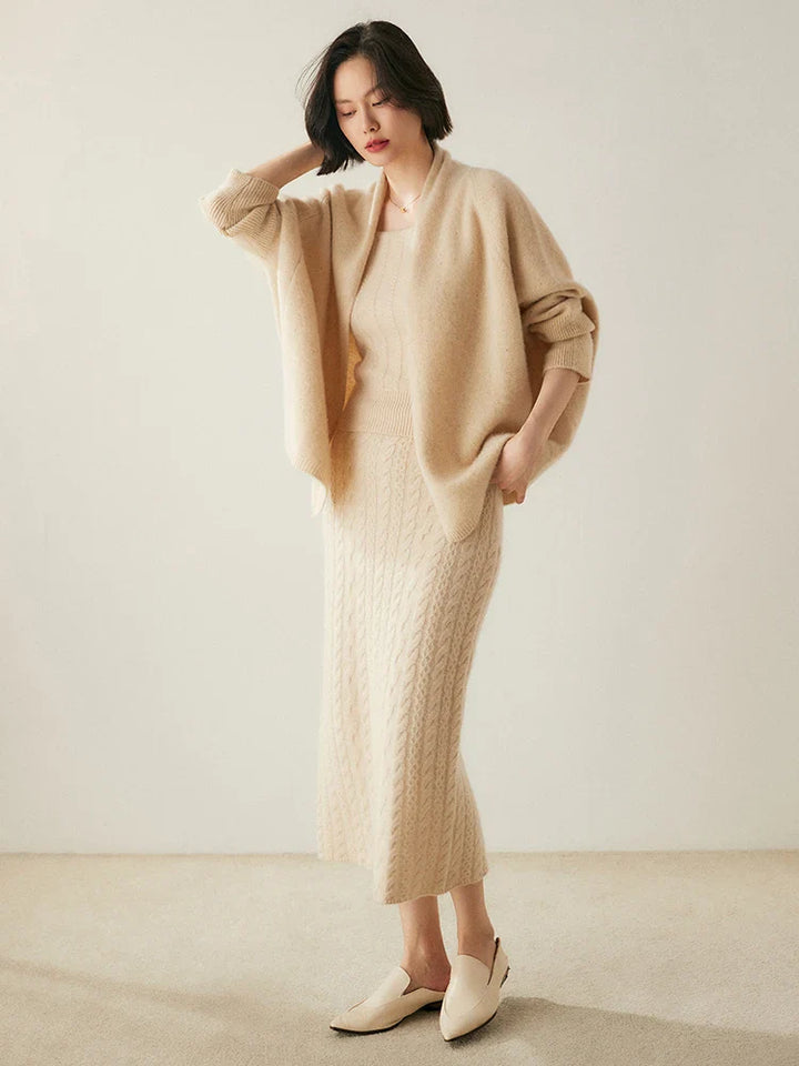 Duttini | Cashmere Shawl Sweater
