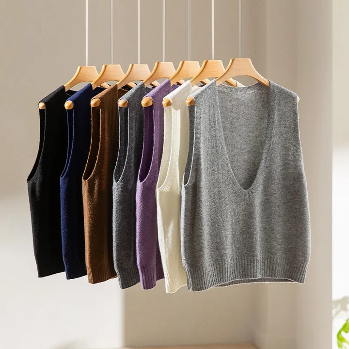 Duttini | Deep-V Wool Vest