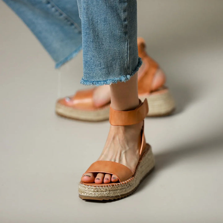 Duttini | Women's Leather Strap Sandals
