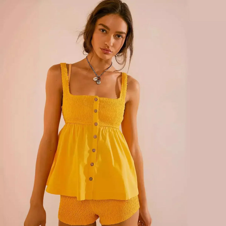 Duttini | Buttoned Smock Set