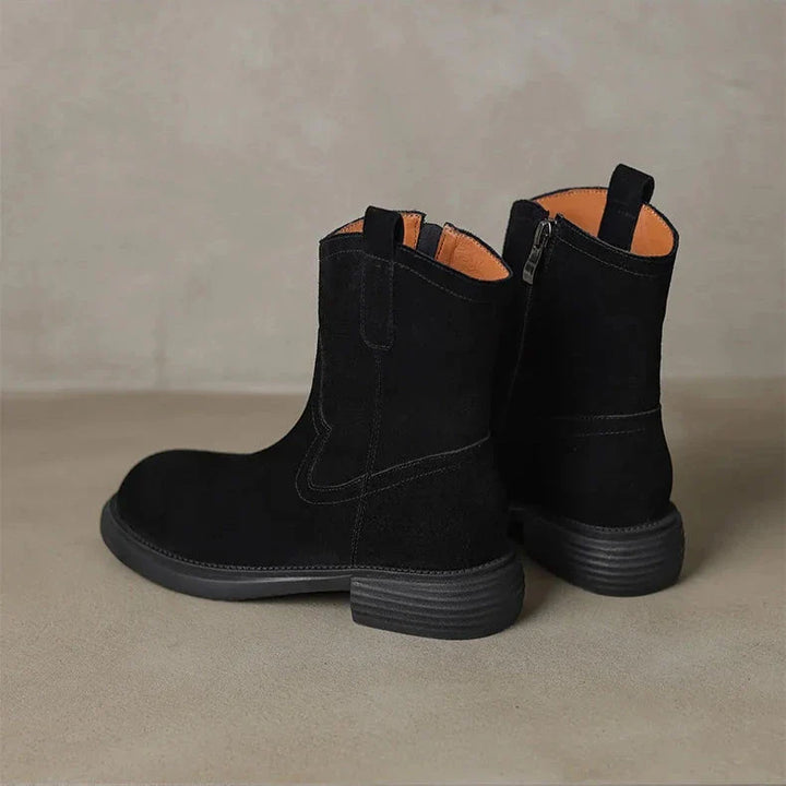 Duttini | Leather Zipper Boots