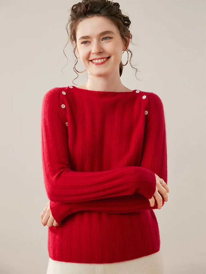 Duttini | Buttoned Cashmere Sweater