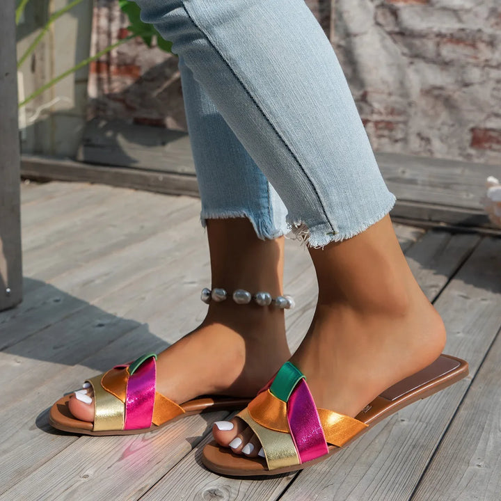 Duttini | Flat Buckle Sandals