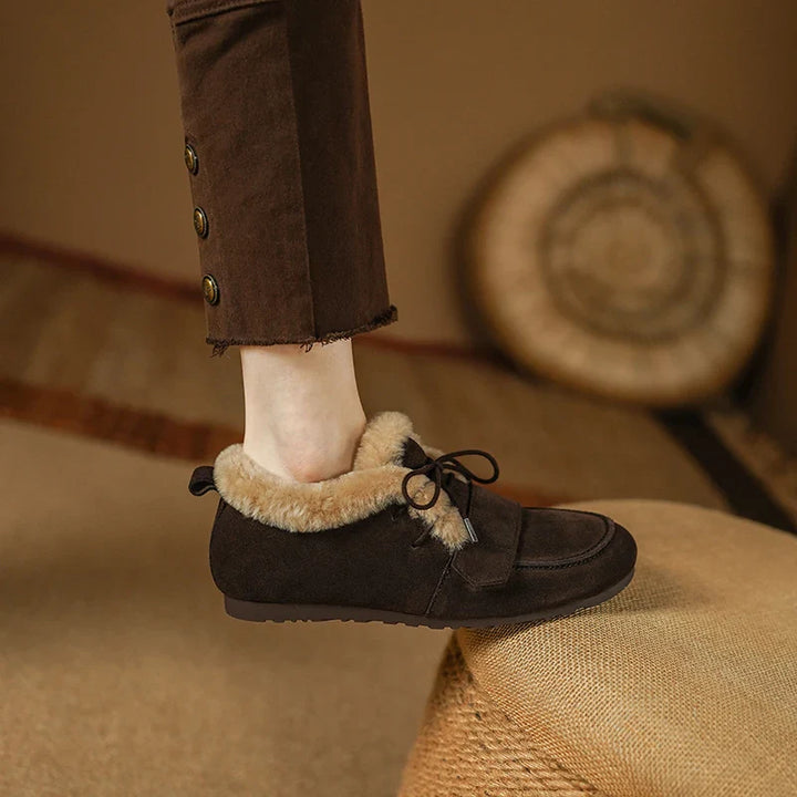 Duttini | Suede Wool Moc Boots