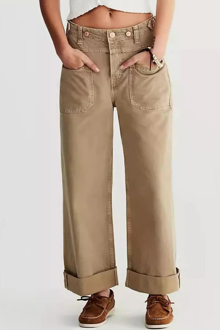 Duttini | High-Waist Wide-Leg Denim for Women