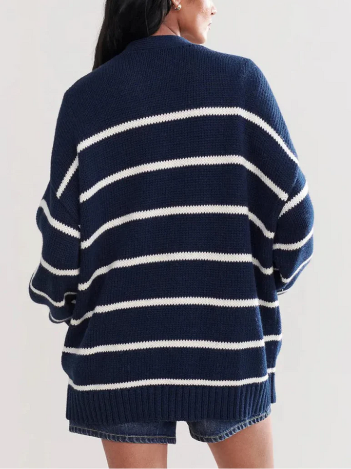 Duttini | Organic Striped Cardigan