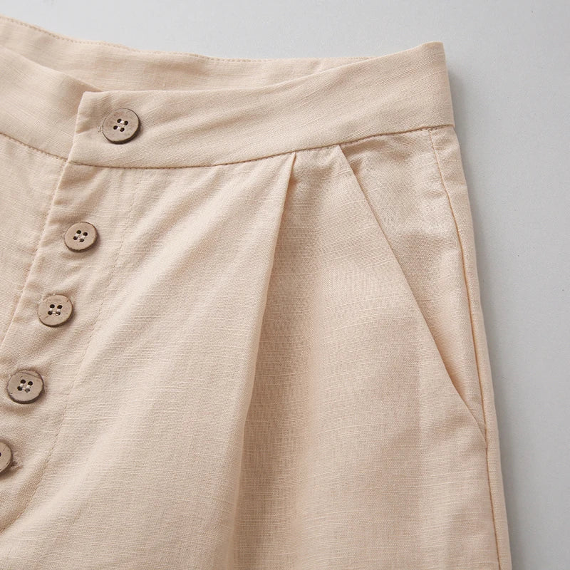 Duttini | Cotton Wide-Leg Pant