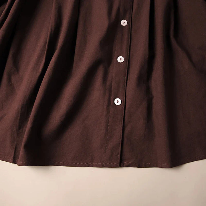 Duttini | Gathered Lantern Sleeve Blouse
