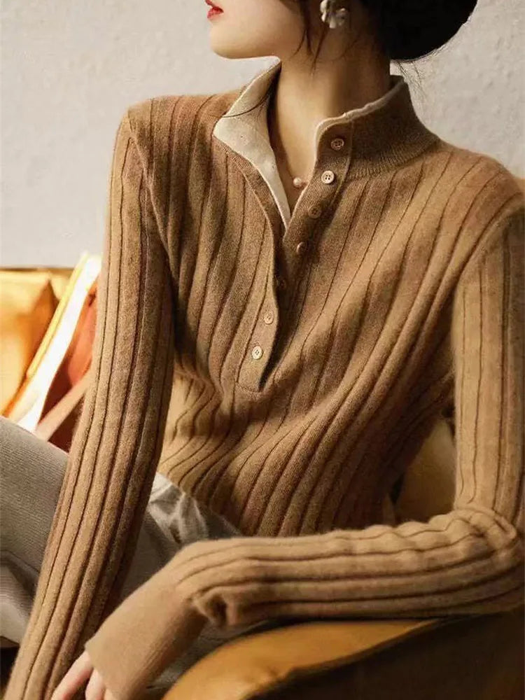 Duttini | Ribbed Wool Polo