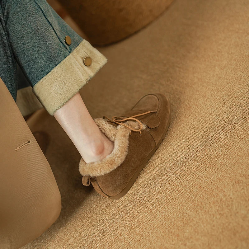 Duttini | Suede Wool Moc Boots