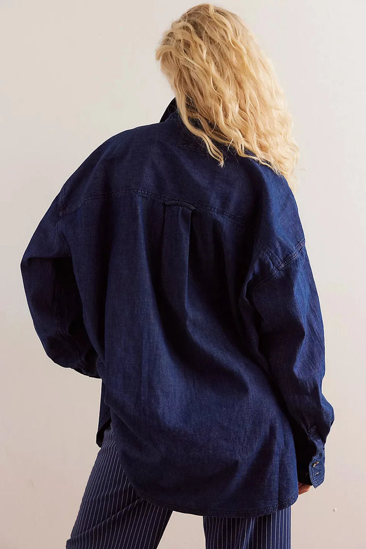 Duttini | Washed Denim Overshirt for Men