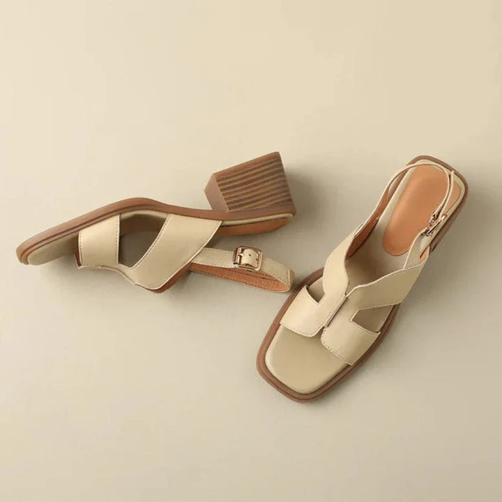 Duttini | Leather Heeled Sandals