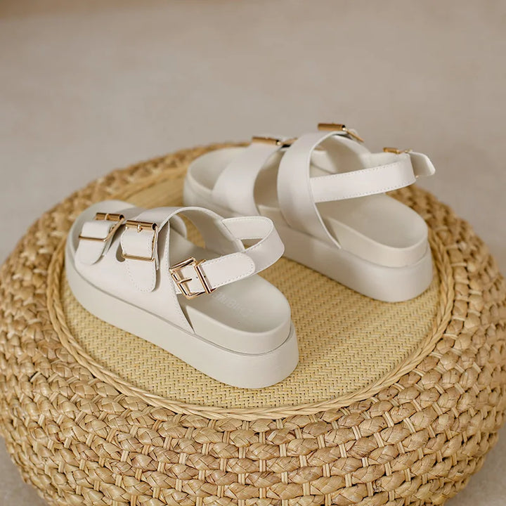Duttini | Leather Platform Sandal
