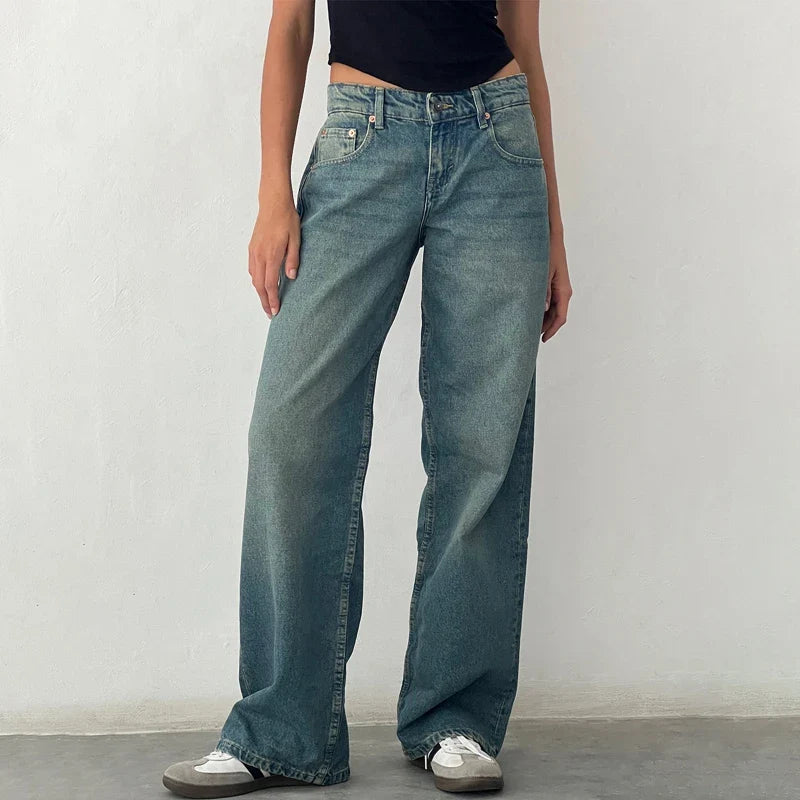 Duttini | Low-Waist Denim Pants
