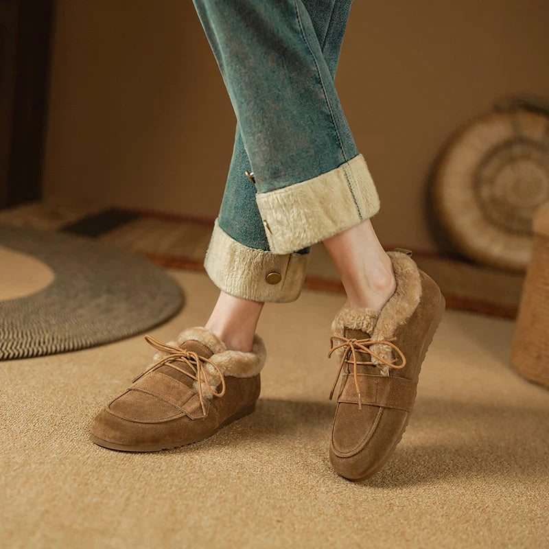 Duttini | Suede Wool Moc Boots
