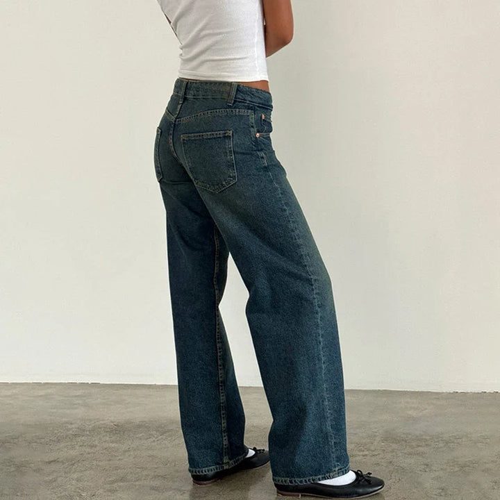 Duttini | Low-Waist Denim Pants