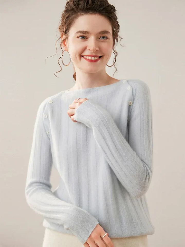 Duttini | Buttoned Cashmere Sweater