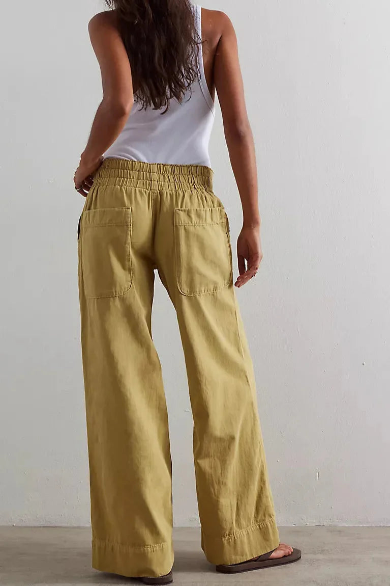 Duttini | Wide-Leg Denim Jeans for Women in Blue