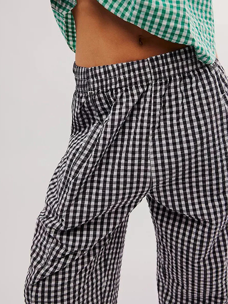 Duttini | Lounge Pants for Women in Soft Fabric, Relaxed Fit, Black