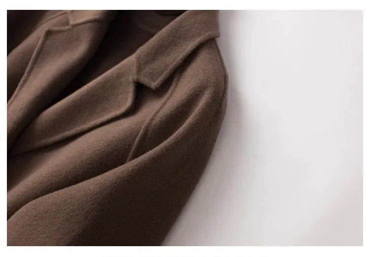 Duttini | Wool Herringbone Coat