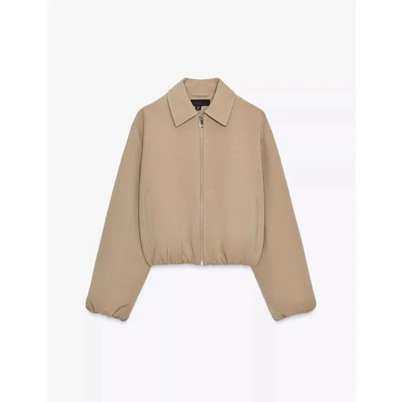 Duttini | Zip Puffy Jacket