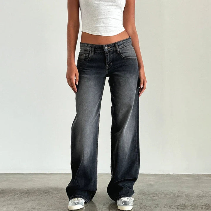 Duttini | Low-Waist Denim Pants