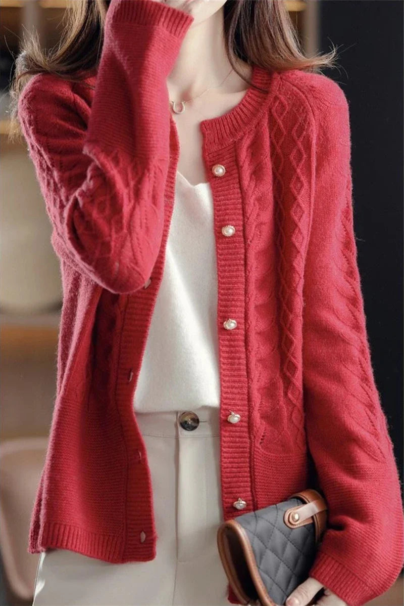 Duttini | Pearl Button Cardigan