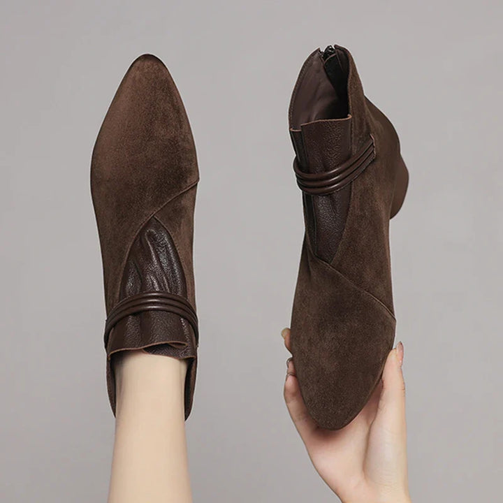 Duttini | Italian Crest Suede Boots