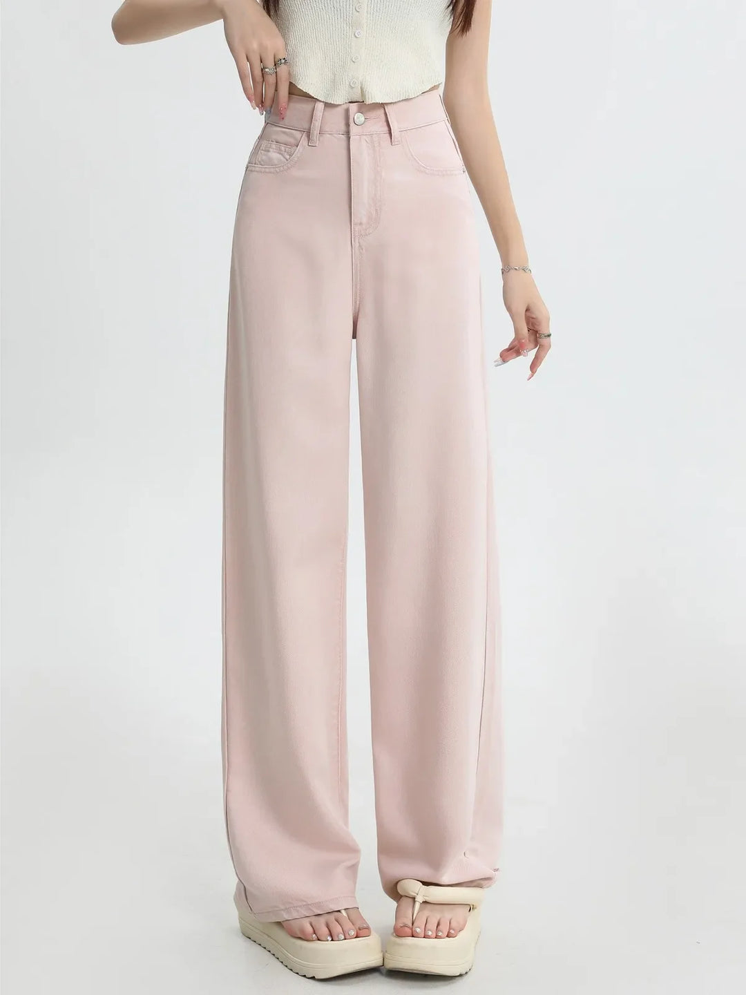 Duttini | Pink Denim Jeans